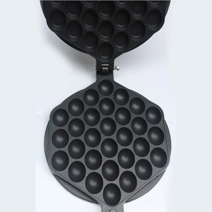 Commercial QQ Eggs Bubble Ball Baking Waffle Maker Iron Hongkong Waffle Eggette Mould Cake Mold Electirc Machine Non-stick Plate Beauty World Shop