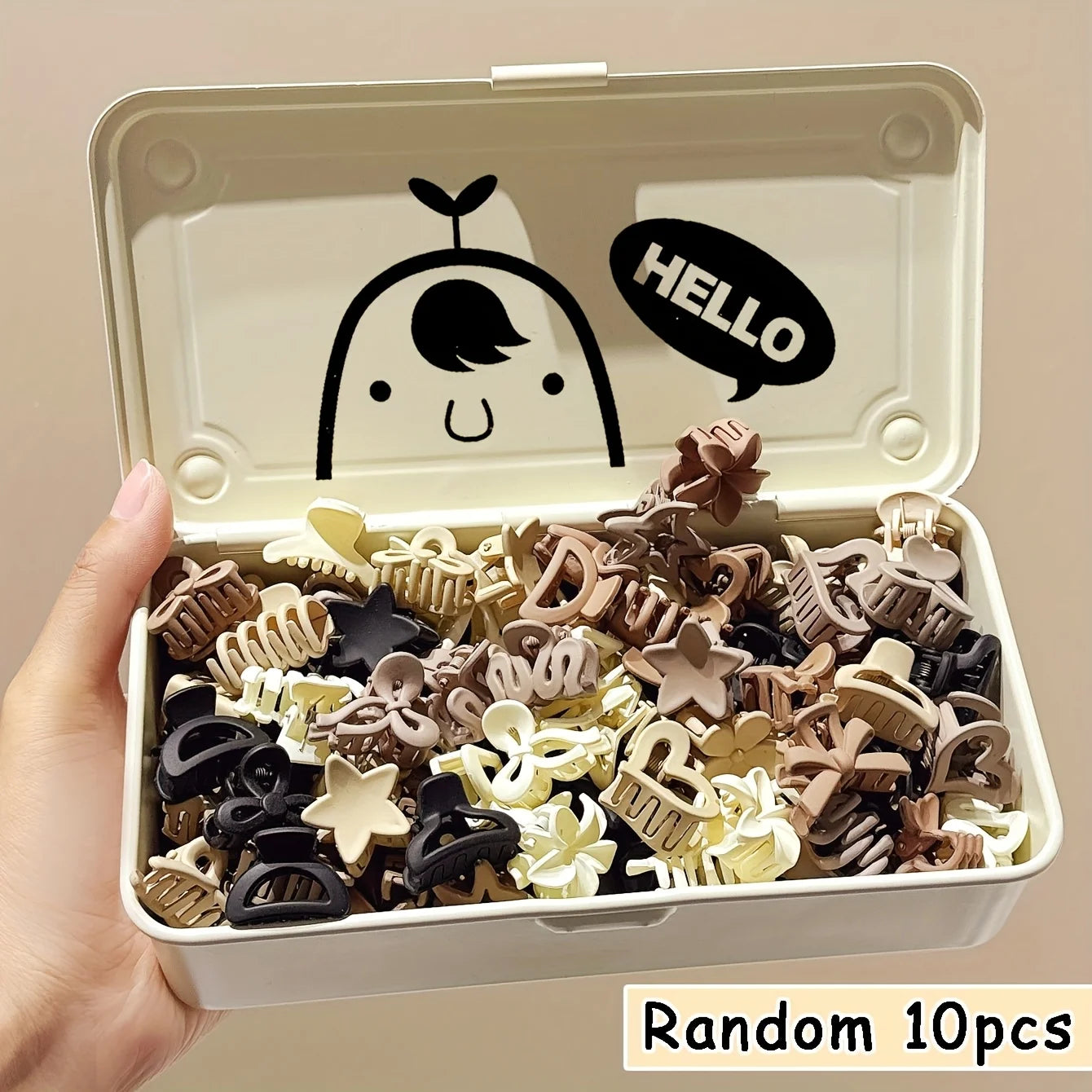 5/10/20/30pcs Beige Mixed Pack Small Clips, Cute Girl Accessories - Perfect for Daily Use, Special Occasions, or Travel Gifts Beauty World Shop