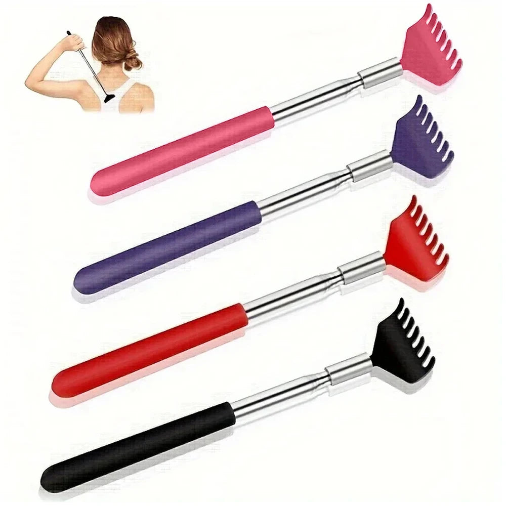 Portable Extendable Back Scratcher Stainless Steel Telescoping Back Scratcher Tool Telescopic Back Scratching Tool Massage Gift Beauty World Shop