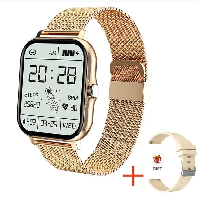Sport Smart Watch Fitness Clock Health Monitor Waterproof Smartwatch Bluetooth Call Watches for Men Women IOS Xiaomi Huawei 2025 Beauty Fashion