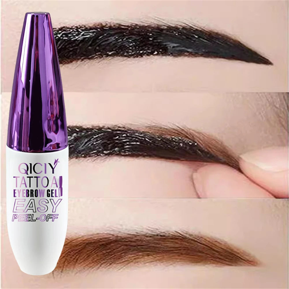 Lasting 3 Days Tattoo Easy Peel Off Eyebrow Gel Cream Types Long-Lasting Smudge-Proof Sweat Resistant  Waterproof Cosmetics Beauty World Shop
