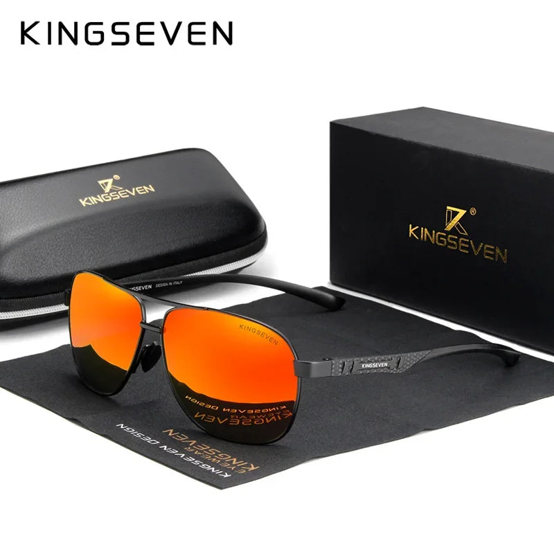 KINGSEVEN Polarized Aluminum Sunglasses Men UV400 HD Lens Pilot Eye Protection Photochromic Glasses Women Night Vision Eyewear Beauty World Shop