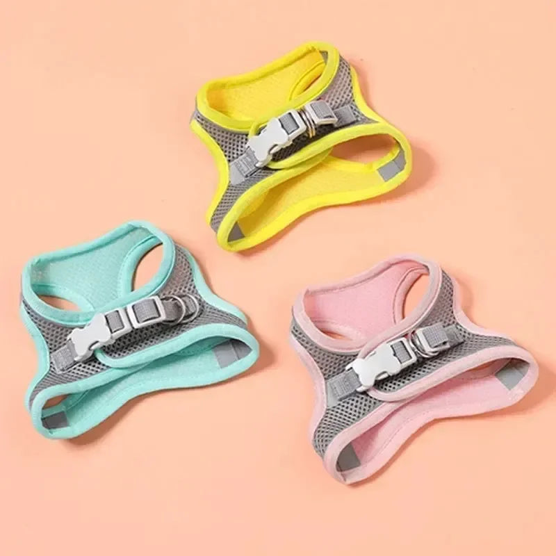 Cats Dog Accessories Small Dog Collar Safety Vest Pet Chest Rope Dogs Cover Breathable Adjustable Harnesses Supplies Products Beauty World Shop