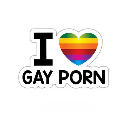 Rainbow Car Stickers Funny LGBT Driver Is Gay Waterproof Vinyl Decals Personality Auto Window Bumper Body Windshield Decoration Beauty World Shop