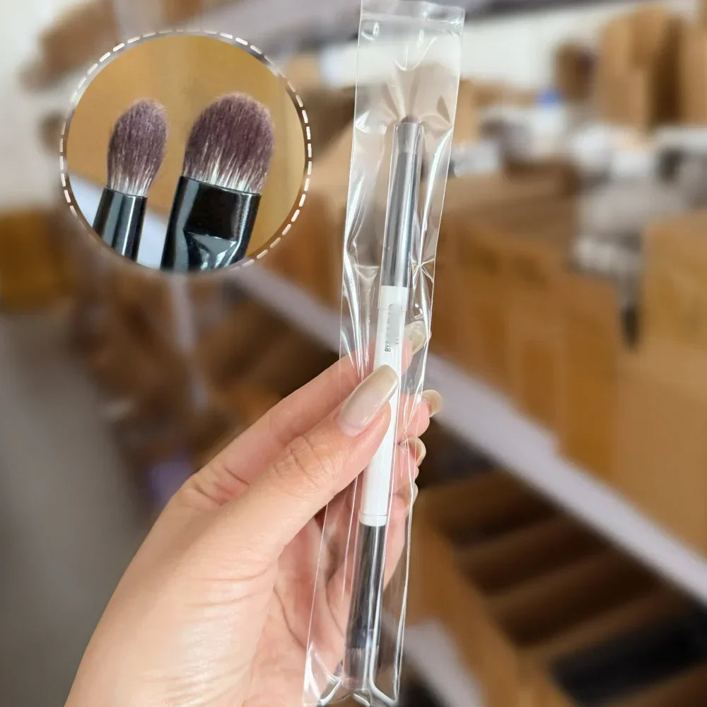 Double end foundation make-up face brush Double end powder red contour and eye shadow correction makeup brush
