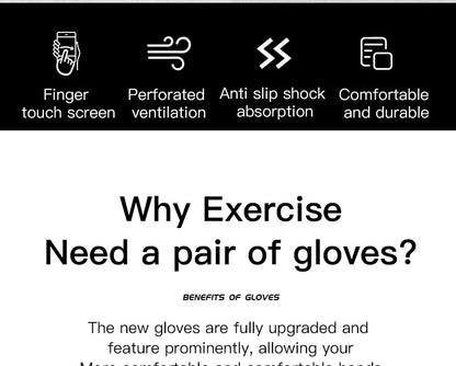 MTB Bike Sports Cycling Gloves Full Finger Men Women Running Fitness Gym Spring Summer Riding Motorcycle Gloves Beauty World Shop