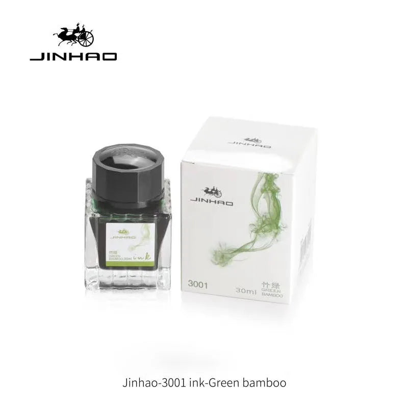 JINHAO 30ml Fountain Pen Ink Non-carbon Cartridge Refill Glass Bottled Fountain Pen Ink Stationery Office School Supplies Beauty World Shop