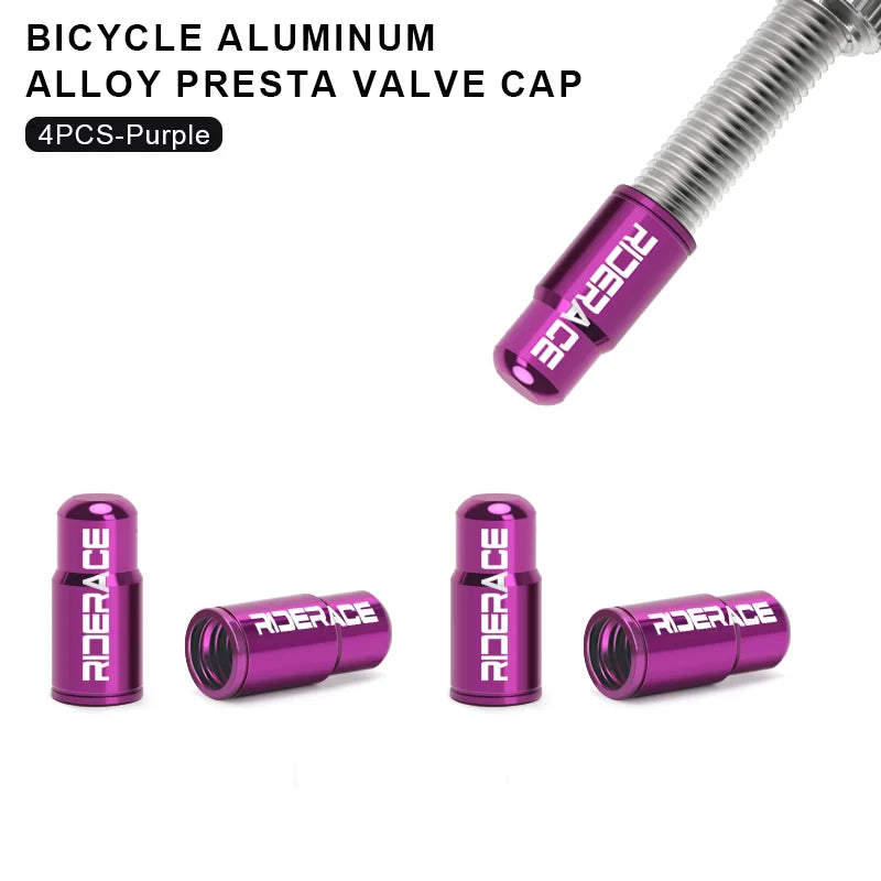 2/4/10Pcs Bicycle Tire Valve Cap Dustproof Lightweight Aluminum Alloy MTB Road Bike Tube Tyre Gas Nozzle Cover For FV Presta Beauty World Shop