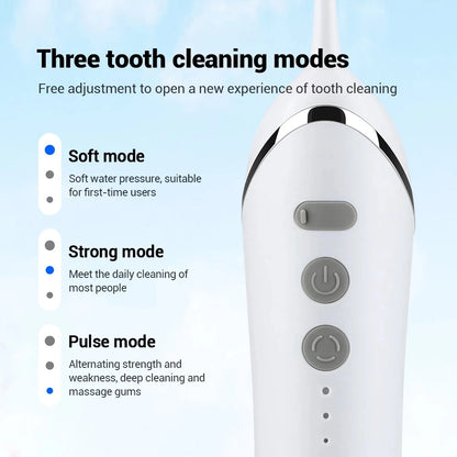 YOUPIN Oral Irrigator Water Flosser Electric Dental Whitening USB Rechargeable Gums Care Portable Jet Tooth Scaler MI NEW Beauty World Shop