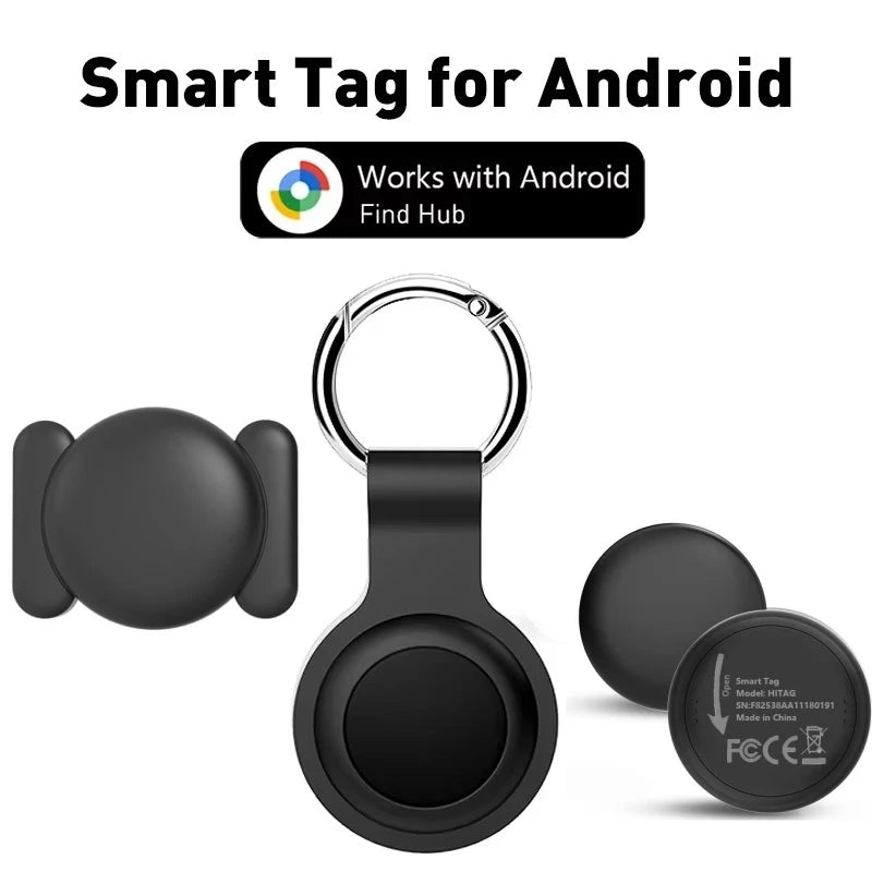 Smart Android Tracker Work with Google's Find Hub App for Samsung Moto Finder Items Security Locator Protective Shell Optional Beauty World Shop