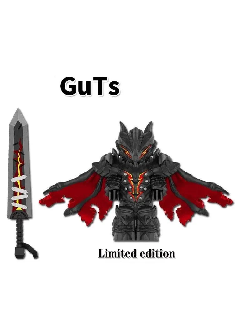 WM Blocks GP103 Anime Cartoon TV Toy Bricks Berserk Guts Building Blocks for Kids Assembling Toys Collect Birthday Model Gifts Beauty World Shop
