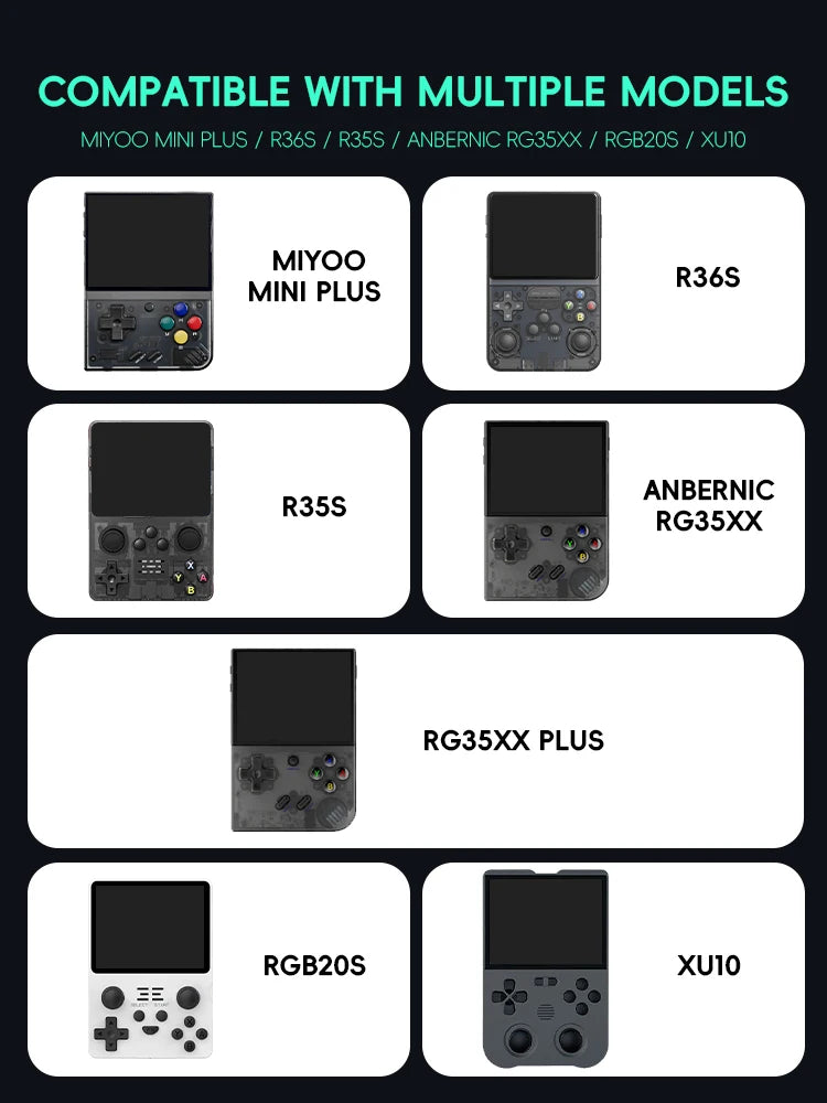 Data Frog for R36S Case Retro Video Game Bags EVA Cover Case for RG35XX R35S Miyoo Mini Plus Founded Protective Bag Beauty World Shop