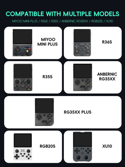 Data Frog for R36S Case Retro Video Game Bags EVA Cover Case for RG35XX R35S Miyoo Mini Plus Founded Protective Bag Beauty World Shop