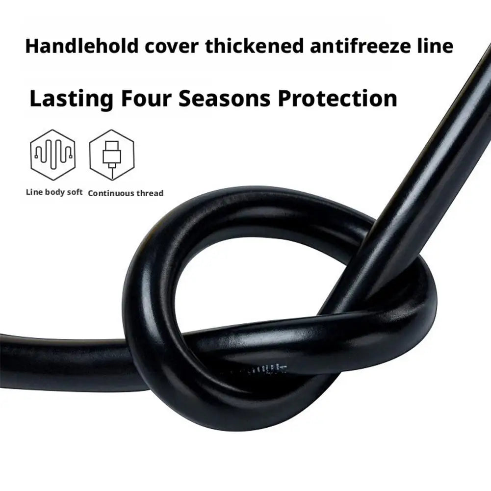 Motorcycle Heated Grips Handlebars USB Adjustable Insulated Handlebars Electric Scooter Bicycle Winter Warming Accessories Beauty Trend Shop