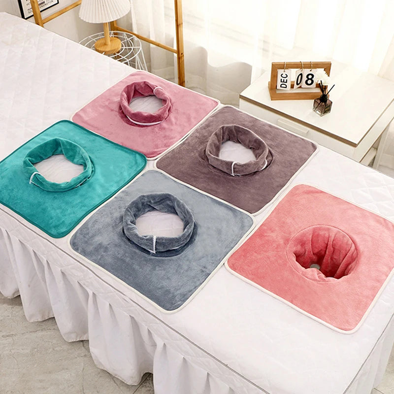 40*80cm Thickened Beauty SPA Massage Table Planking Face Towel With Hole Bed Bandana Beauty World Shop