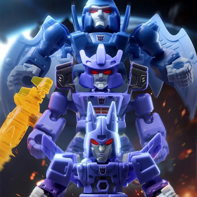 Blokees Transformation Optimus Shockwave Prime Megatron Starscream Bumblebee Anime Figure Robot Assembly Toys Blind Box Gifts Beauty World Shop