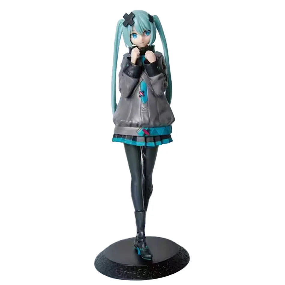 New 12-20cm Desktop Cute Hatsune Miku Kwaii Style Anime Figure Toys PVC Model Collector Doll Birthday Gift Beauty World Shop