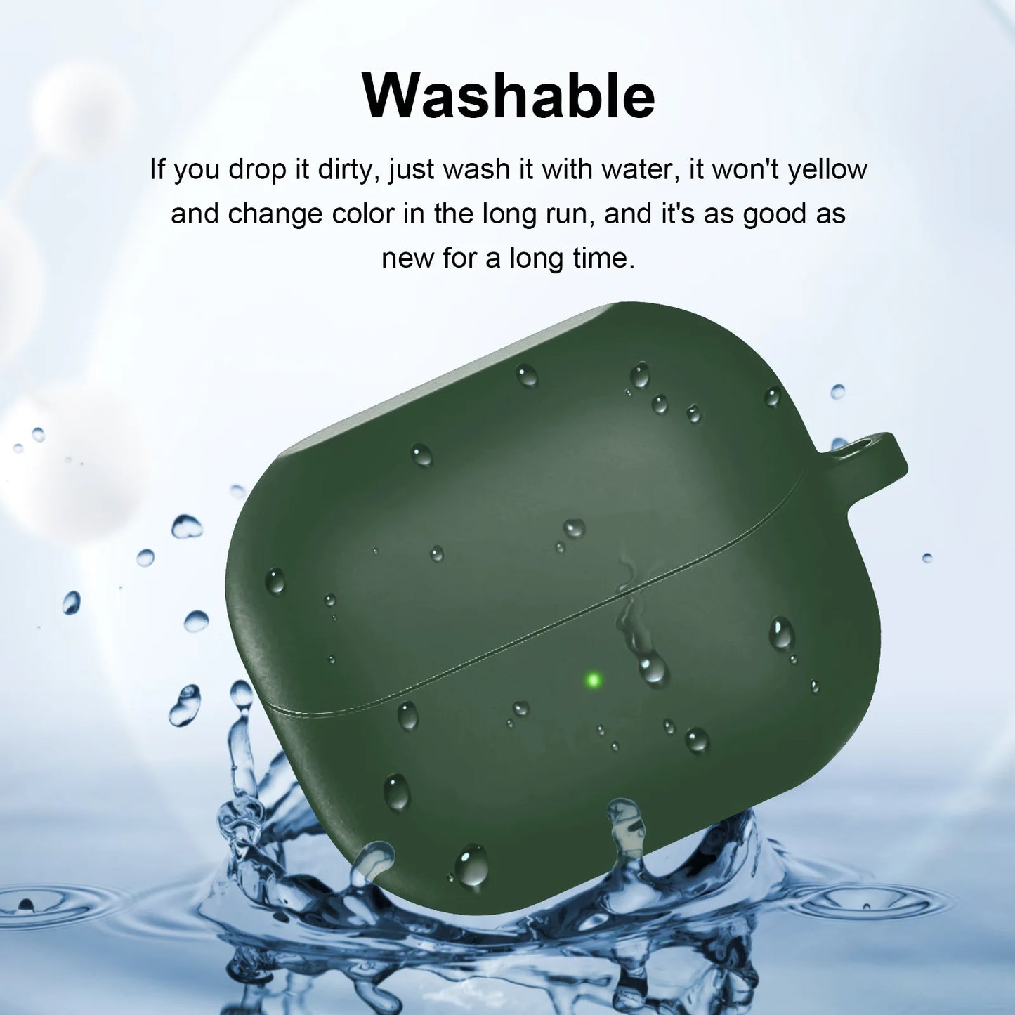 Silicone Case For Samsung Galaxy Buds 3 Pro Buds 3 FE Earbuds Accessories Shockproof Cover Dust-proof Keychain Coque Capa Fundas