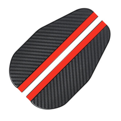 2Pcs Carbon Fiber Car Rearview Mirror Rain Shield Eyebrow Flexible Car Rearview Mirror Rain Shield Protector Eyebrow Rain Cover Beauty World Shop