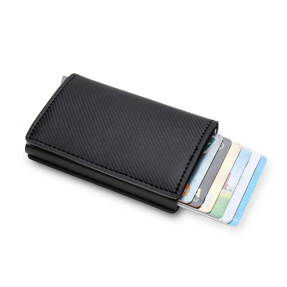 Anti Thief Rfid Credit Card Holder Smart Minimalist Wallet Pocket Men Women Slim Cardholder Bank Cash Creditcard Case Bag Purse Beauty World Shop