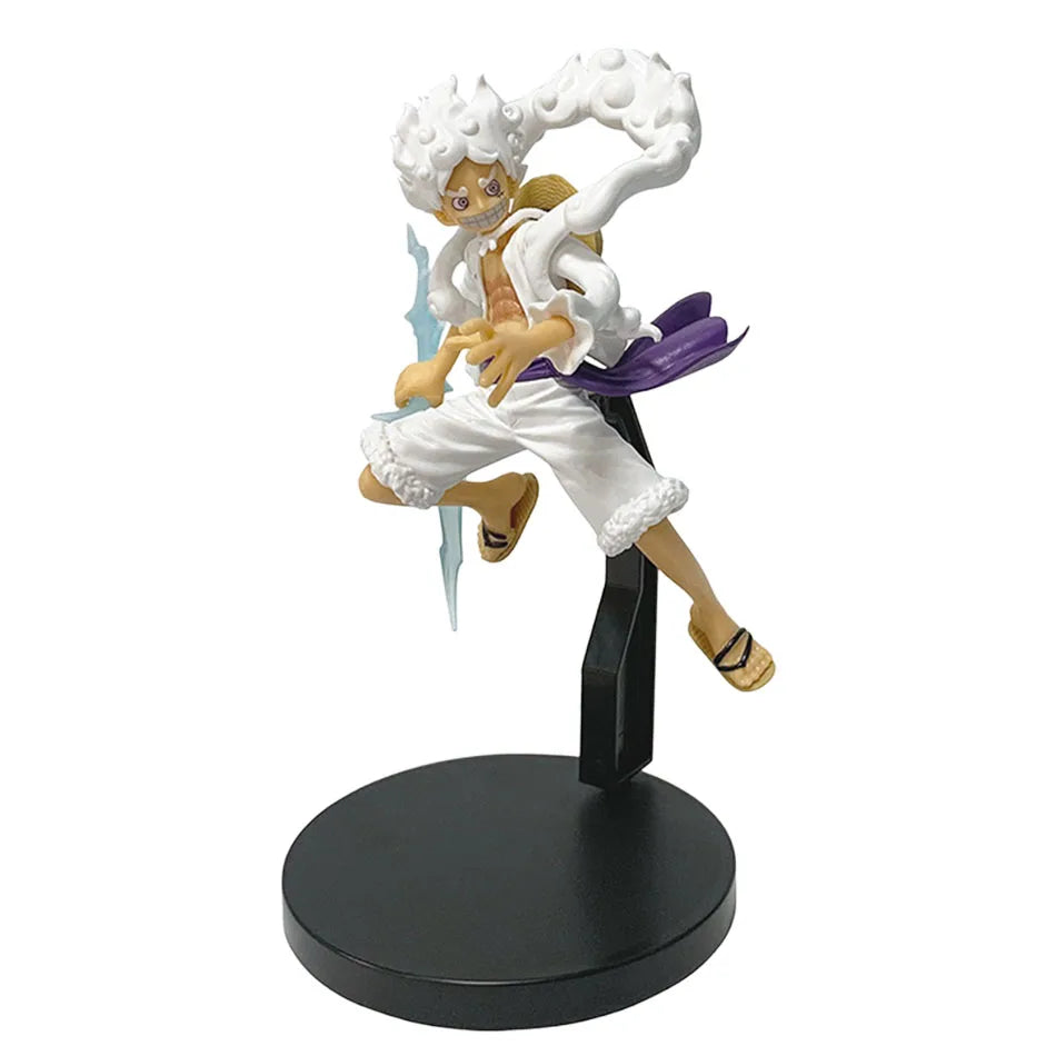 Anime ONE PIECE Figure Toy 18cm Nika Monkey D Luffy Action Figures Dolls Pvc Model Collectible Statue Toy Christmas Gift Beauty World Shop