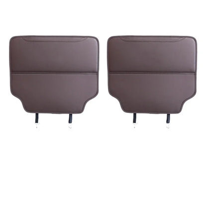 BLALION PU Leather Car Anti-kick Pad Auto Seat Back Organizer Storage Bag Car Backseat Anti Scratch Protector Pads with Cover Beauty World Shop