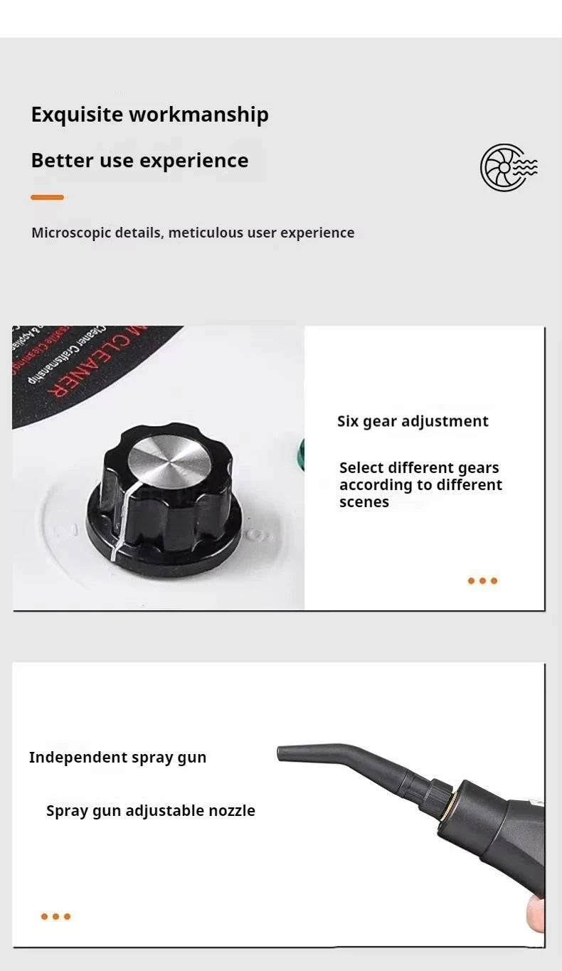 Steam Cleaner High Temperature Sterilization Air Conditioning Kitchen Hood Home /Car Steaming Cleaner 220V EU Plug Beauty World Shop