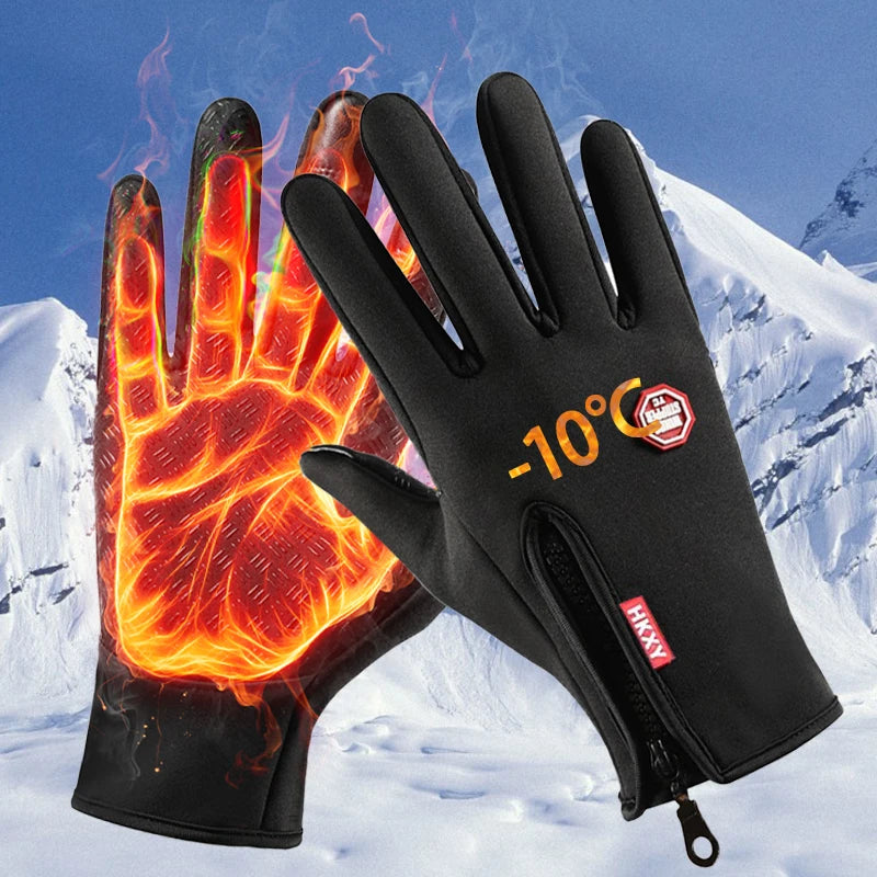 Winter Gloves For Men Women Touchscreen Warm Outdoor Cycling Driving Motorcycle Cold Gloves Windproof Non Slip Gloves Beauty Fashion