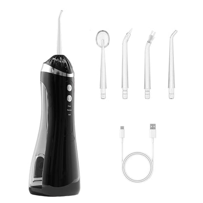 Teeth Water Flosser Electric Oral Irrigator Portable Home Dental Cleaning Teeth Rechargeable Waterproof Teeth Cleaner Oral Care Beauty World Shop