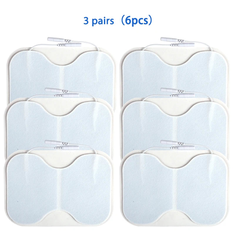 Waist EMS Electrode Pads Self Adhesive Conductive Gel Patch for Pulse Massager Electric Muscle Stimulator Replacement Accessory Beauty World Shop
