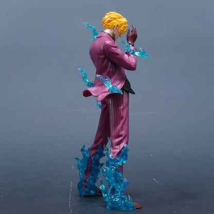 24cm 9.4 inch Anime Sanji Action Figures Pvc Statue Desktop Ornamen Collection Statue Model Decoration Room Desk Toys Children G Beauty World Shop