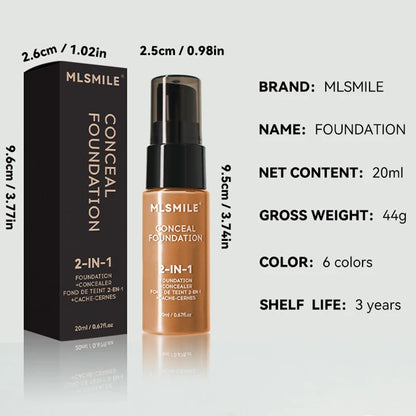 Face Foundation Cream Oil-Control Matte BBCream Waterproof Lasting Concealer Liquid Full Coverage Matte Base Professional Makeup Beauty World Shop