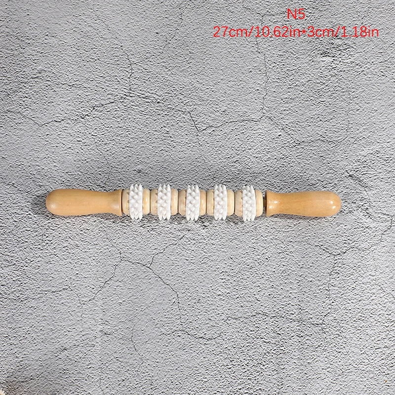 Wooden Massage Roller Portable Massage Tools For Face Neck Muscle Relax Head Foot Massager Stick Body Relaxation Beauty Health Beauty World Shop