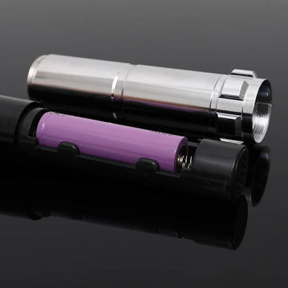 Luke RGB 16 Color Variable Metal Handle Lightsaber With Hitting Sound Effect FX Duel Lightsaber Metal Aluminum Handle Lightsaber Beauty World Shop