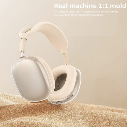 Headphones Ear Pads Scratch Resistant Hearing Aid Case Transparent TPU Three Piece Set for Airpods Max Case Accessories EJBHT07