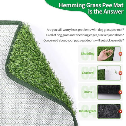 Artificial Grass Dog Potty Pad - Easy ToClean, Odor Resistant,Indoor/OutdoorPet Training Solution Beauty World Shop