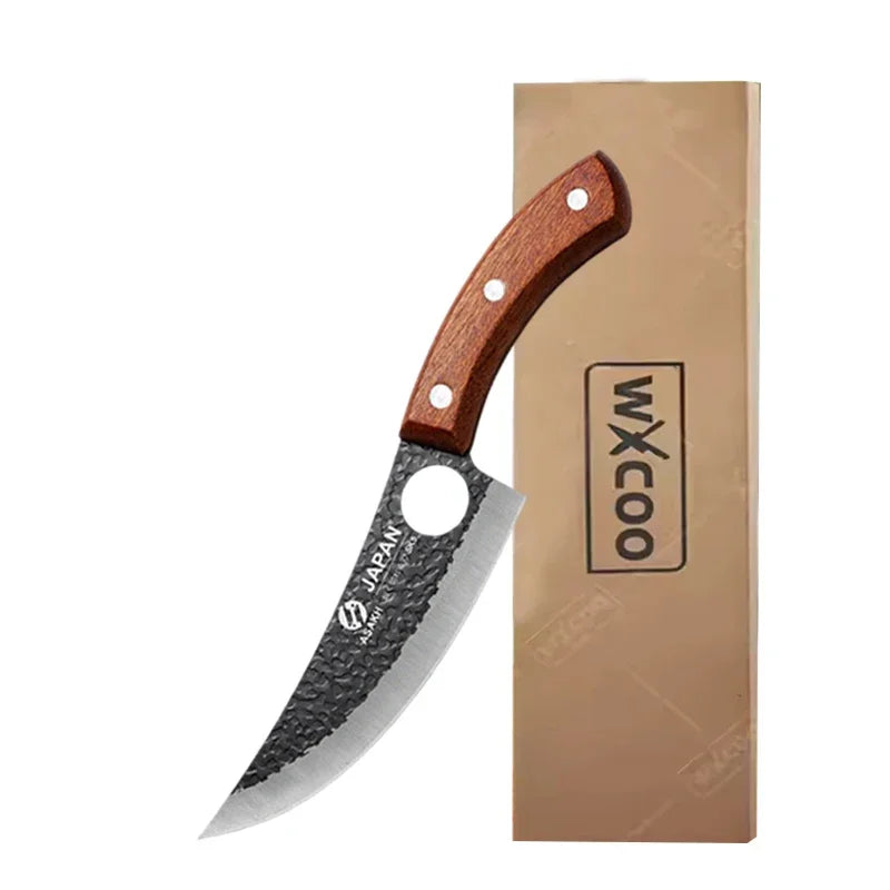 WXCOO Professional Kitchen Boning Knife Butcher Meat Cleaver Hand-Forged Household Fruit Slicing Vegetable Cutting Kitchen Knife Beauty World Shop