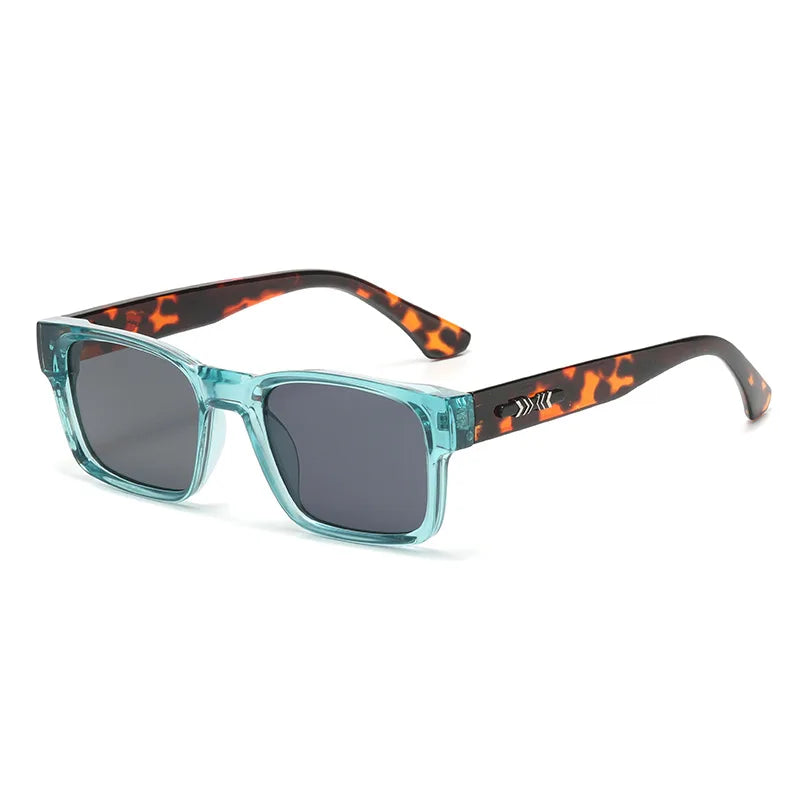 Light Luxury Square Sunglasses Minimalist Design Elegant Unisex Uv400 Protection Sun Glasses 9017 Beauty World Shop