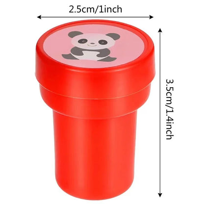 10pcs Assorted Stamps for Kids Self-ink Stamps Children Toy Stamps Smiley Face Seal Scrapbooking DIY Painting Photo Album Decor Beauty Fashion
