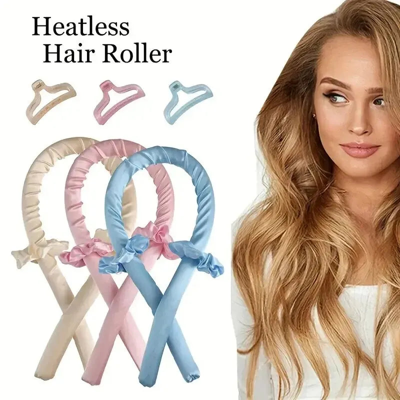 DIY Heatless Curling Stick Headband Set With Hairpin Lazy Curler Foam Sponge Curling Stick No Heat Hair Curler 21,163 Reviews 4 Beauty Fashion
