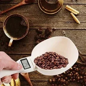 Pet Food Measuring Scoop Electronic Dog Cat Food Measuring Cup Digital Spoon Scale Kitchen Food Scale with LED Display Beauty World Shop