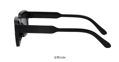 New Retro Rectangular Frame Sunglasses - Fashionable Retro Sunglasses With Uv400 Protection3007 Beauty World Shop