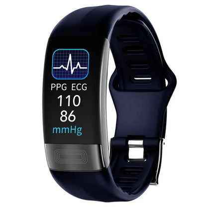 ECG+PPG Smart Wristband Fitness Tracker for Women Men Calorie Blood Pressure Waterproof Sport Smartband Health Smartwatch Beauty World Shop