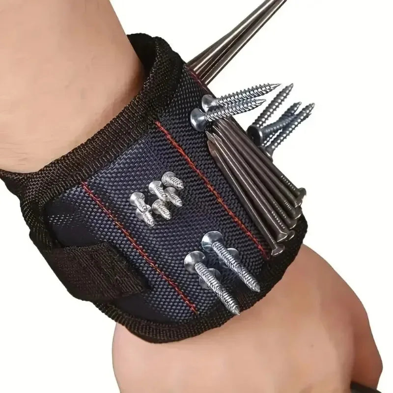 Powerful magnetic tool magnetic wristband - used to secure screws, nails, drill bits, and strong magnetic wrist tool kits parts Beauty World Shop
