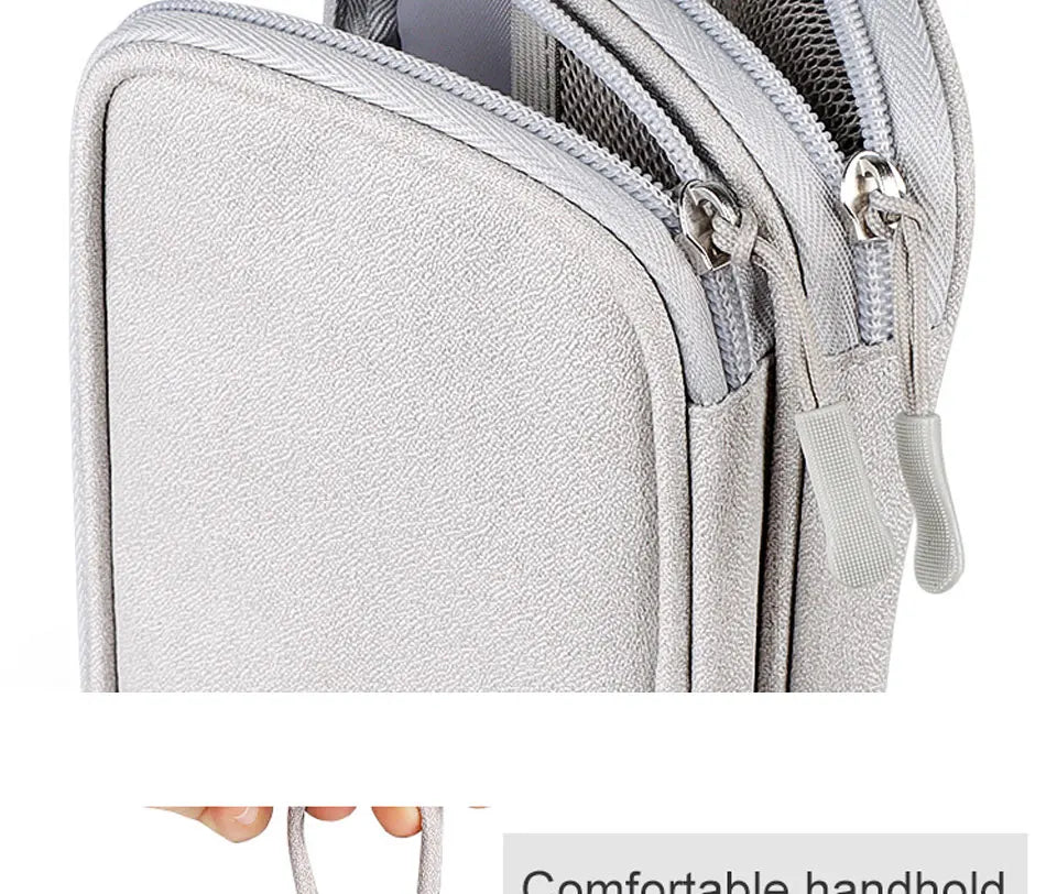 Data Cable Storage Bag Waterproof Portable Carry Case  Storage Bag Travel Organizer Bag for Cable Cord USB Charger Beauty World Shop