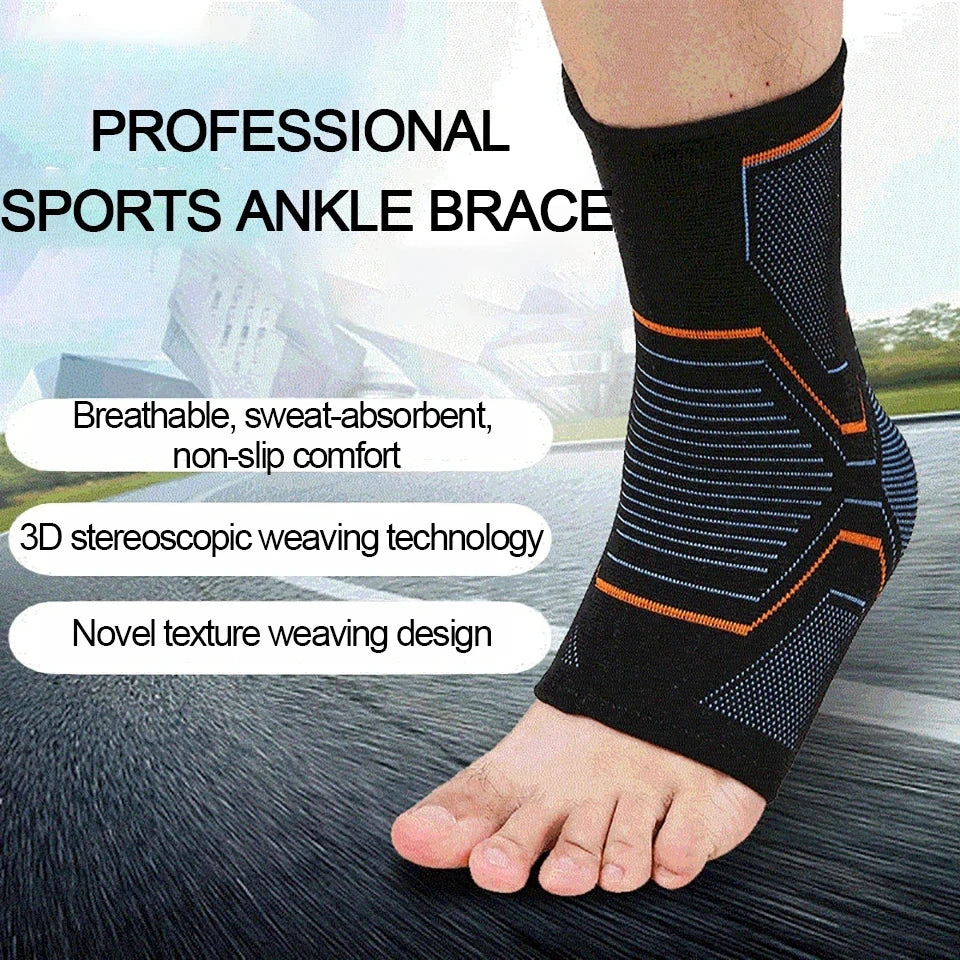 LOOGDEEL 1PCS Elastic Knitted Sports Ankle Support Brace Fitness Cycling Yoga Basketball Volleyball Foot Joint Ankle Protection Beauty World Shop