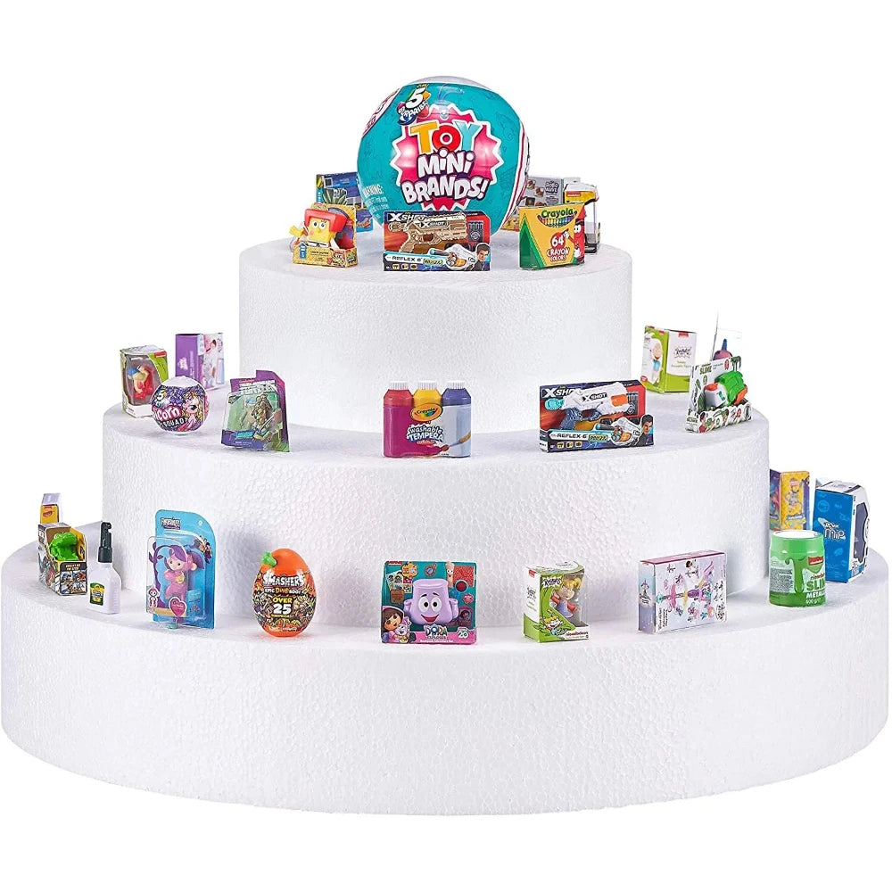 5 Surprise Mini Brands Series 1 by ZURU Mystery Real Miniature Collectible Toy Capsule Anime Figure Toy Birthday Surprise Gift Beauty World Shop