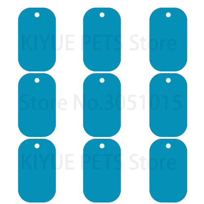 100Pcs Dog Tag Military Pet Id Tags Aluminum Name Pendant Blank Dog Tags Personalized Customized Dog Tag Beauty World Shop