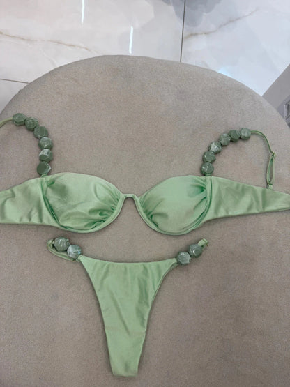 2026 Sexy Bikini Set High Waist Golden Printed Women Swimwear Push Up Bikinis Swimsuit Female Biquini Bathing Suit Beauty World Shop