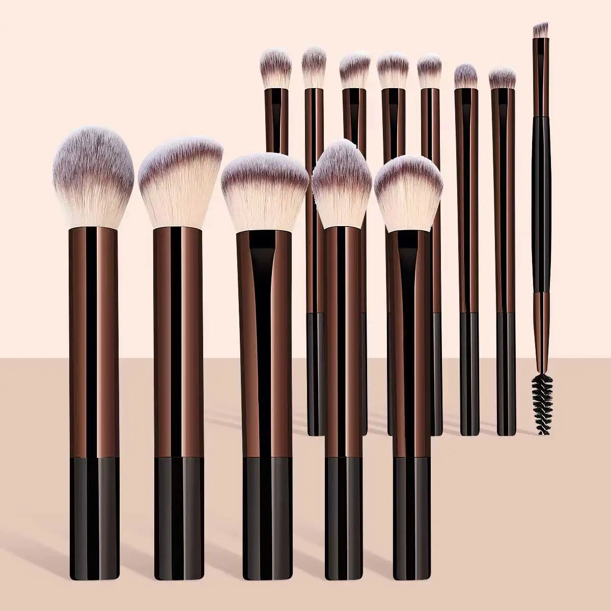13PCS Makeup Brush Set Foundation Concealer Powder Eyeshadow Blush Brush Kabuki Blending Cosmetic Beauty Tool for Face Beauty World Shop